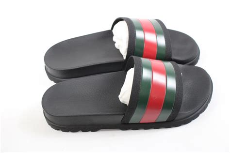 men Gucci slides size 10